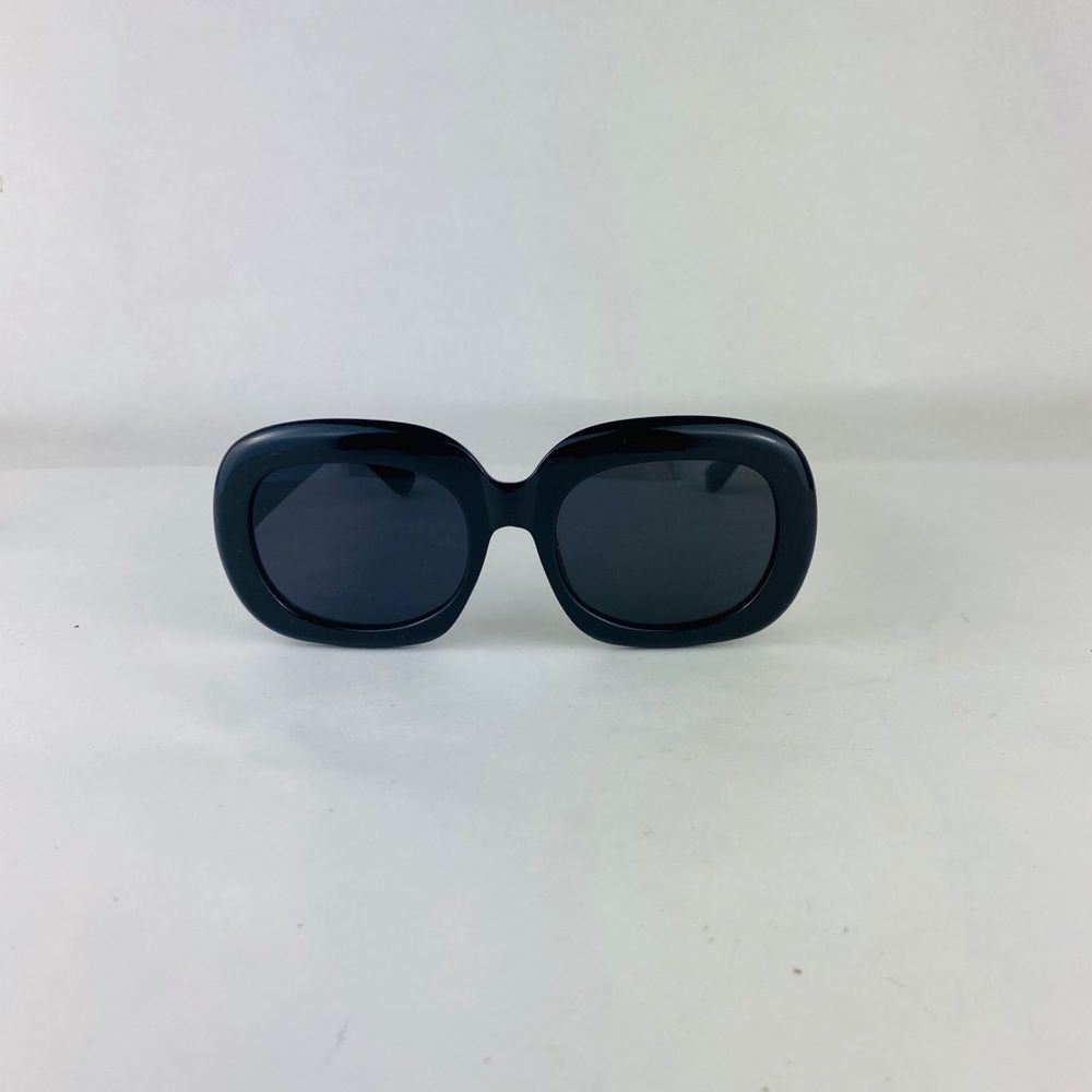Brand new black frame black lens trendy sunglasses